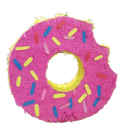 Donut with a Bite Shaped Pinata