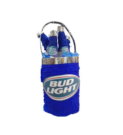 Bud Light Beer Bottle Shape Pinata
