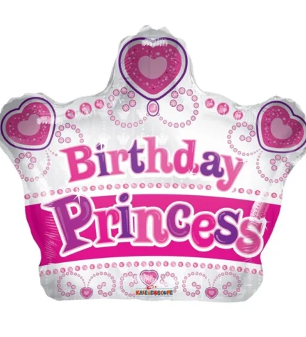Birthday Princess Crown Shape - 18 inch