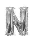 SILVER LETTER N - 34 Inch