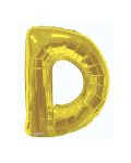 GOLD LETTER D - 34 Inch