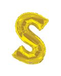 GOLD LETTER S - 34 Inch