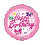 Birthday Pink Butterflies