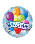 18 Inch BV Welcome Banner & Balloons - Flat