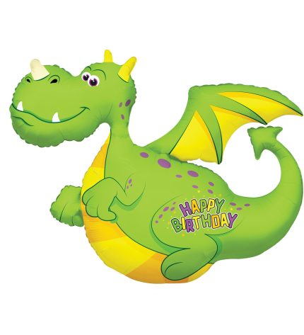 36" PR Birthday Dragon Shape