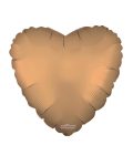 Gold Matte Heart 18 Inch