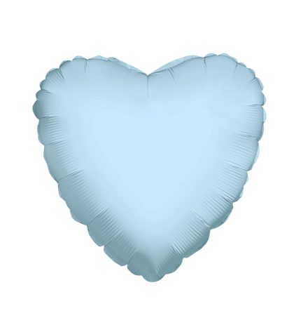 Light Blue Heart 18 Inch