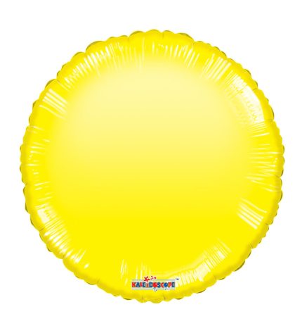 Yellow Round Gelli Bean 18 Inch