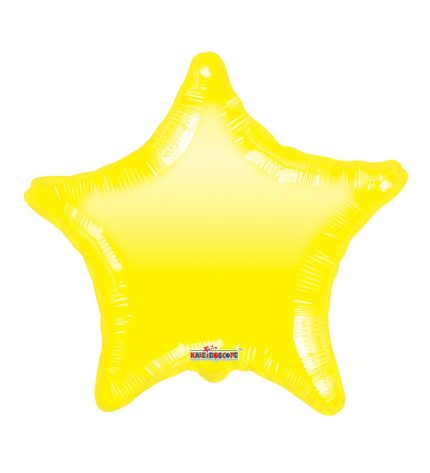 Yellow Star Gelli Bean 18 Inch