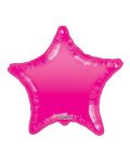 Hot Pink Star Gelli Bean 18 Inch
