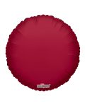 Burgundy Round 18 Inch