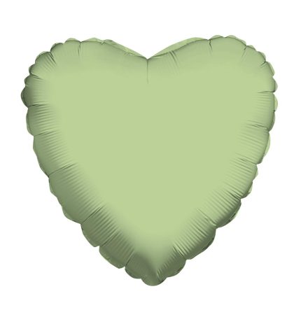 Olive Green Heart 18 Inch