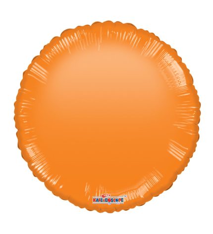 Orange Round Gelli Bean 18 Inch