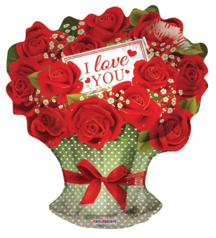 18 Inch Ily Red Roses Branch