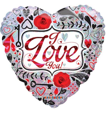 18 Inch Contemporay Love Holographic