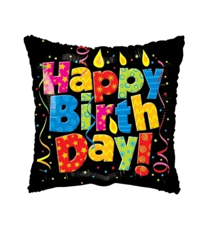 Happy Birthday Candele standard shape - 18 inch
