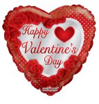 18 Inch Hvd Roses & Dots