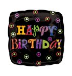 Happy Birthday Black Dots 2 Sided