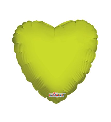Lime Green Heart 18 Inch