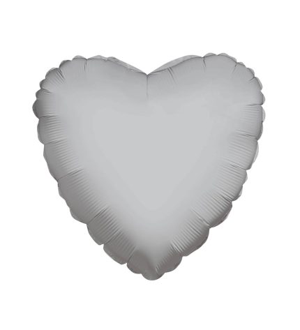 Silver Heart 18 Inch