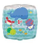 18 Inch 1st Birthday Under the sea pals
