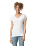 Gildan 64V00L (S - 2XL) Soft style Women's V-Neck T-Shirt