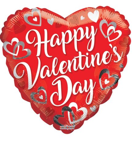18 Inch BV Hvd White Hearts