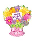18 Inch PR Hmd Spring Flowers Bouquet Shape Gb - Flat