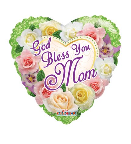 18 Inch PR God Bless You Mom Flowers - Flat