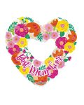 PR BEST MOM EVER FLOWERS ON HEART CV