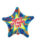 18 Inch SV Father's Day Blue & Gold - Flat