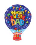 18 Inch PR World'S Best Dad Shape Gb - Flat