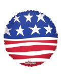 18'' Modern Stars & Stripes Foil Balloon