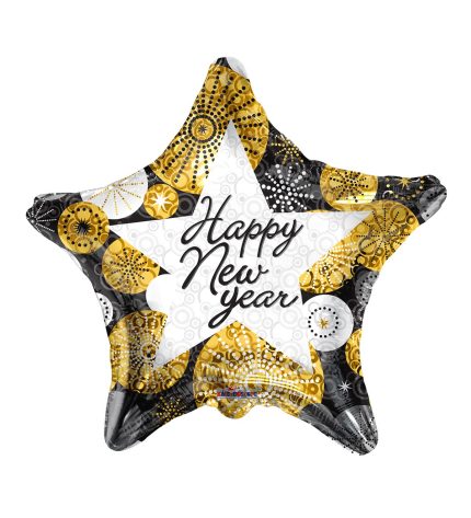18 Inch BV HAPPY NEW YEAR CELEBRATE