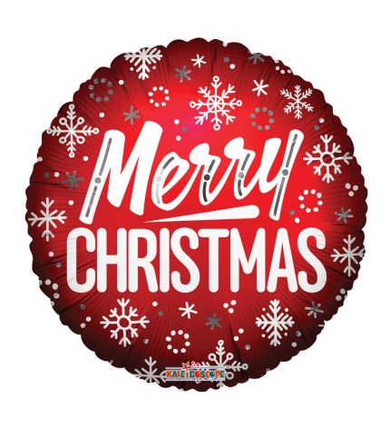 18 Inch PR MERRY CHRISTMAS RED MT