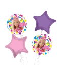 Barbie Happy Birthday Balloon Bouquet 4pc