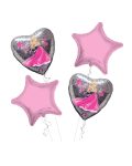Barbie Happy Birthday Balloon Bouquet 4pc