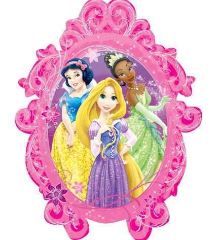 Princesses Frame SuperShape Foil Balloon, 31 Inch