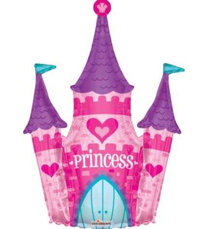 Princess Enchanted Castle Jumbo Foil Balloon, 36 Inch