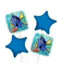 Finding Dory Happy Birthday Balloon Bouquet 4pc