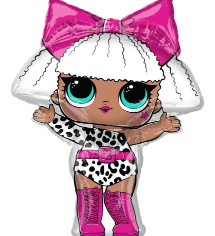 LOL Surprise Diva SuperShapeFoil Balloon, 35 Inch