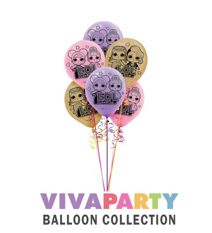 LOL Latex Balloons
12 Inch, Pack of 6