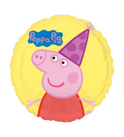 Peppa Pig Yellow Foil Balloon 18 Inch