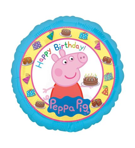 Peppa Pig Happy Birthday Foil Balloon 18 Inch