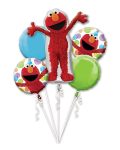 Sesame Street Elmo Foil Bouquet of Balloons - 5pcs