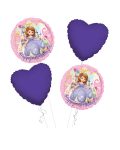 Sofia the First Happy Birthday Balloon Bouquet 4pc