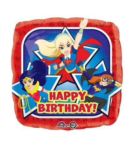 SUPER HERO GIRLS HAPPY BIRTHDAY17 Inch
