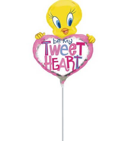 Tweety Be My Tweet Heart Mini Shape 12 Inch