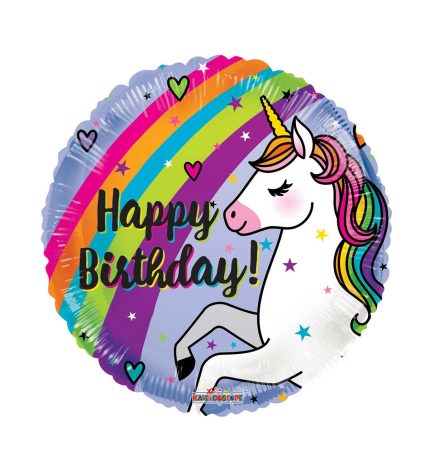 Unicorn & Rainbow Foil Balloon 18 Inch