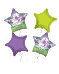 Unicorn Happy Birthday Balloon Bouquet 4pc
